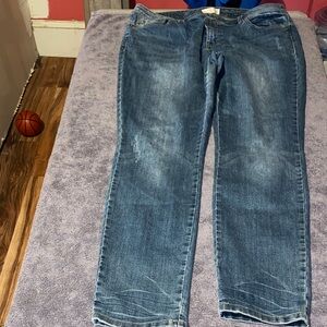 Women's Straight Leg Blue Jeans